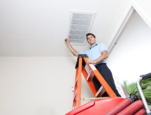 changing filter for improved airflow